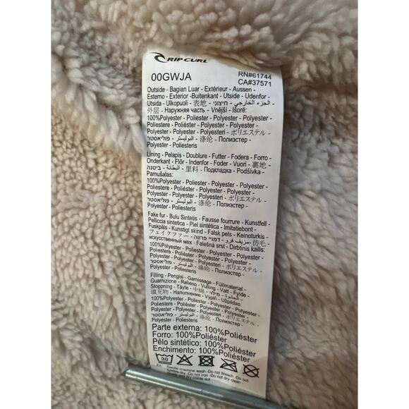 Rip Curl Anti-Series Anoeta II Jacket Hood Full Zip Light Olive Medium - Picture 6 of 10